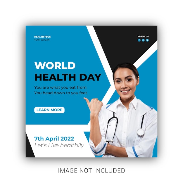 Banner Template for Medical World Health Day