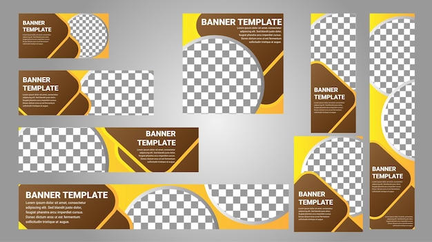 Vector banner template