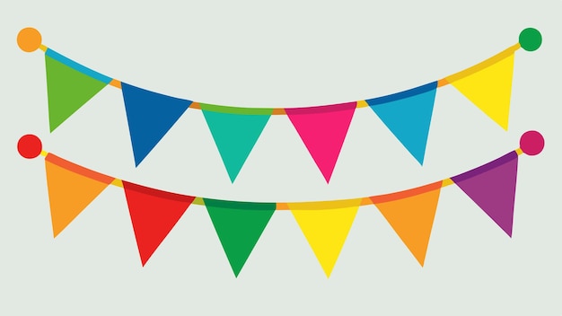 a banner with a heart on it that says happy birthday