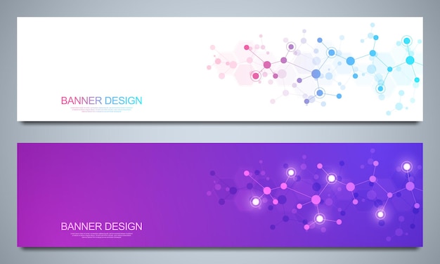 Vector banners ontwerpsjabloon