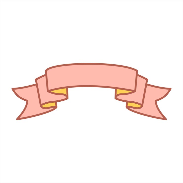 Banners ribbons vector editable line drawing Modern simple ribbons and label collection Decorative