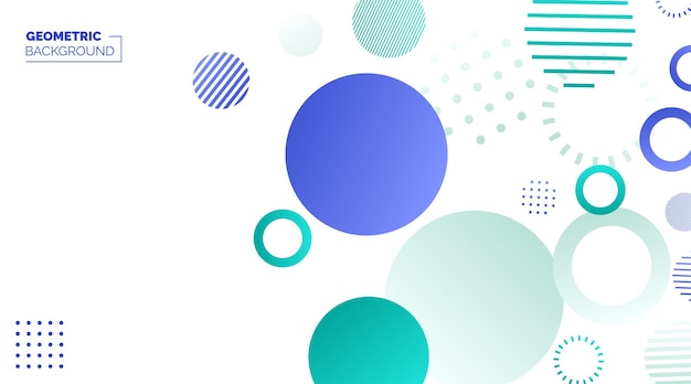 Bannersjabloon Achtergrondgeometrie voor achtergrondpresentatie ontwerp bannerwebsite en voor een andere uw businnes dan uw ontwerp