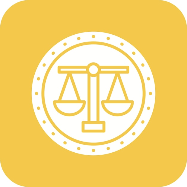 Bar Association icon vector image Can be used for Law Legislation