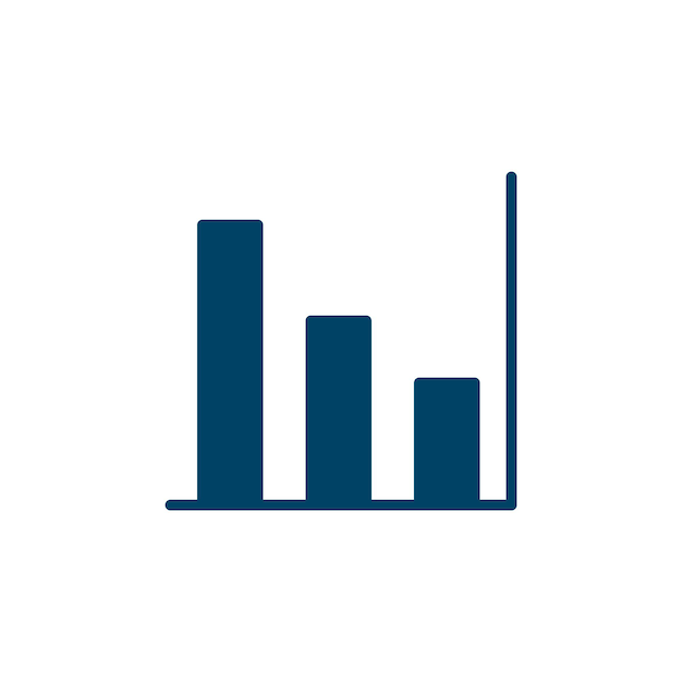 Bar Chart icon vector design templates