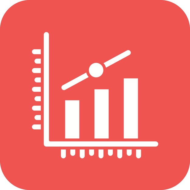 bar graph icon vector image can be used for data analytics