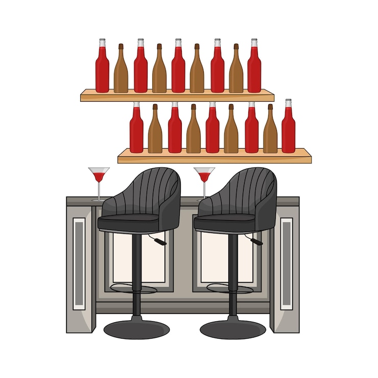 Vector bar tabble
