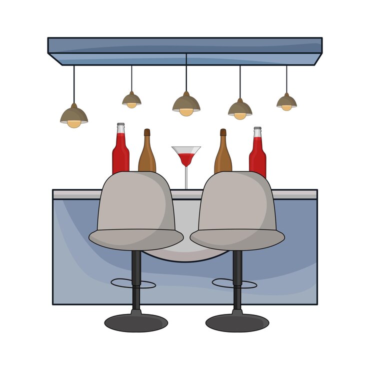 Vector bar tabble