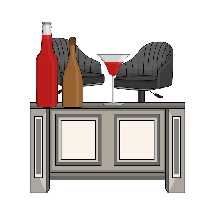 Vector bar tabble