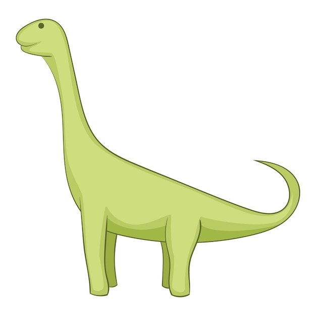 Vector barapasaurus pictogram cartoon illustratie van brachiosaurus vector pictogram voor web