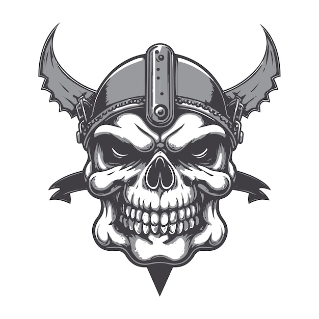 Barbarian hero skull