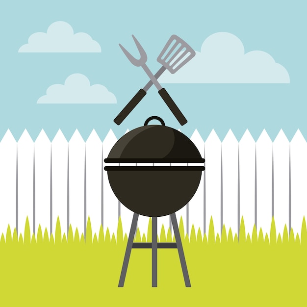 Barbecue grill design