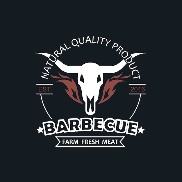 barbecue grill emblem