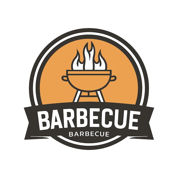 Vector barbecue logo