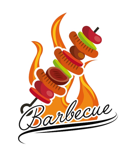 Vector barbecue ontwerp