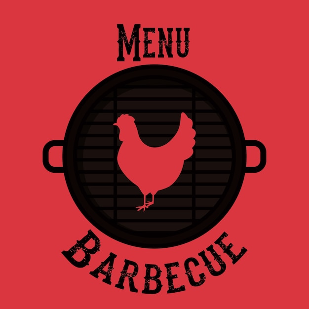 Vector barbecue ontwerp