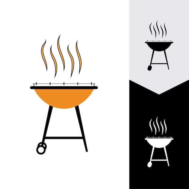Barbecue pictogram vectorillustratie