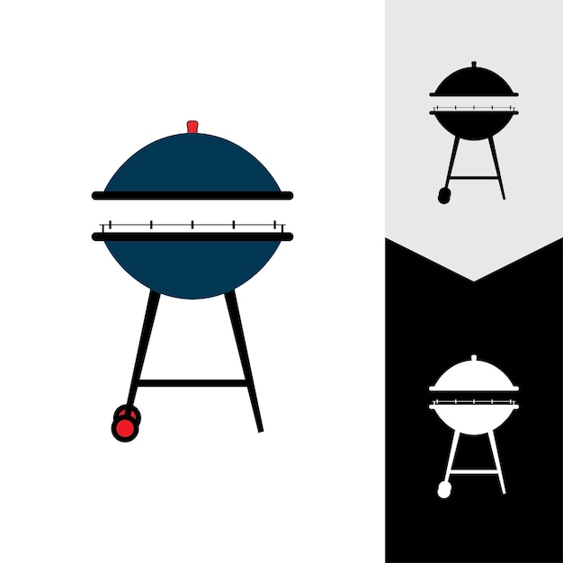 Barbecue pictogram vectorillustratie