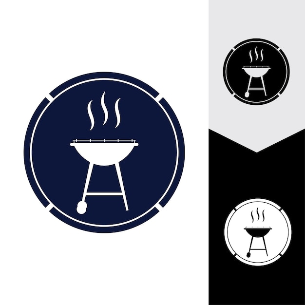 Barbecue pictogram vectorillustratie