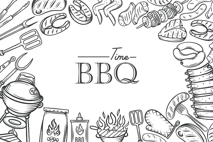 Vector barbecue poster sjabloon