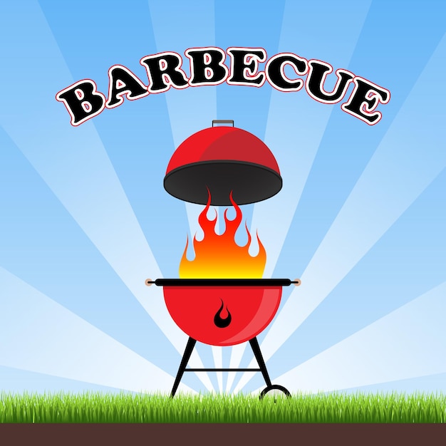 Barbecue posters. BBQ time. Barbecue party