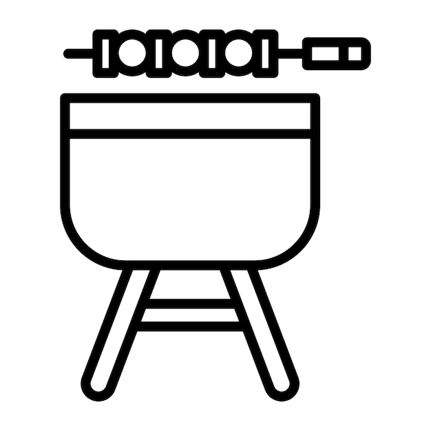 Barbecue Vector Illustration Style