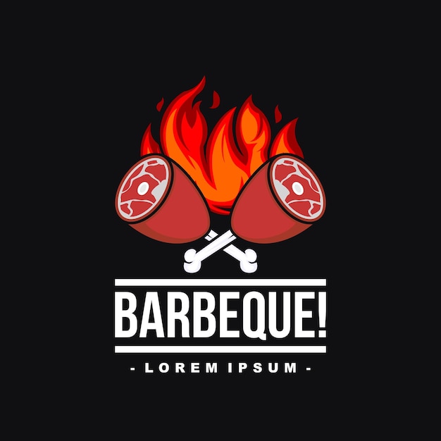 barbecue vector logo