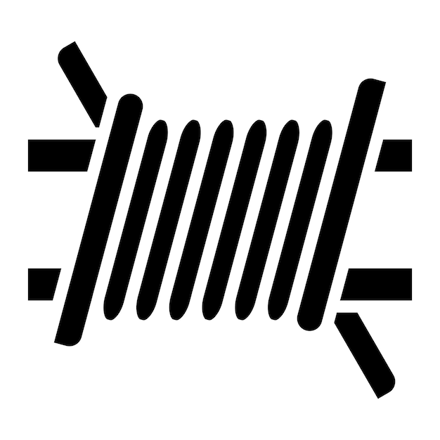 Barbed Wire Icon Style