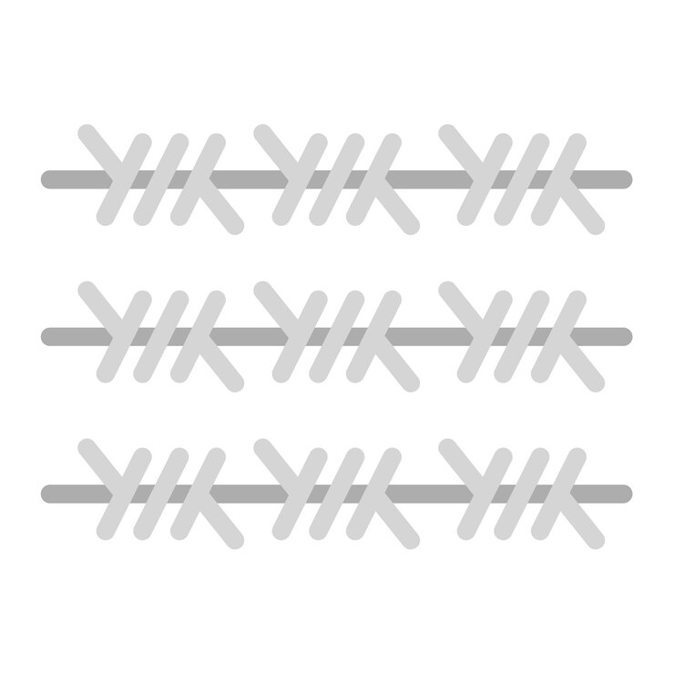 Vector barbed wire icon vector image can be used for prison
