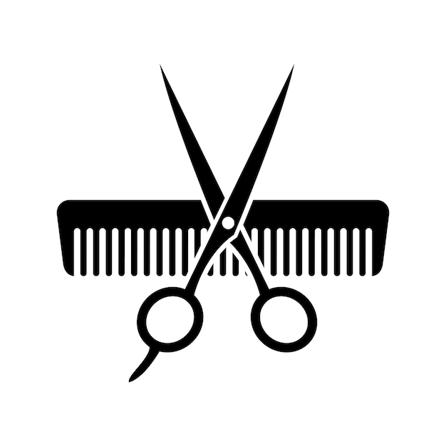 Barber Icon Vector Design Template