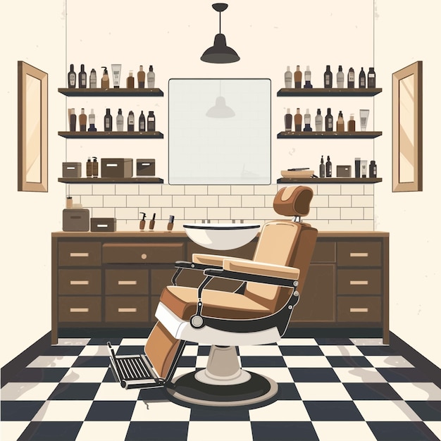 Barber shop interior 27