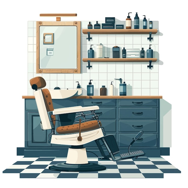 Barber Shop Interior 50