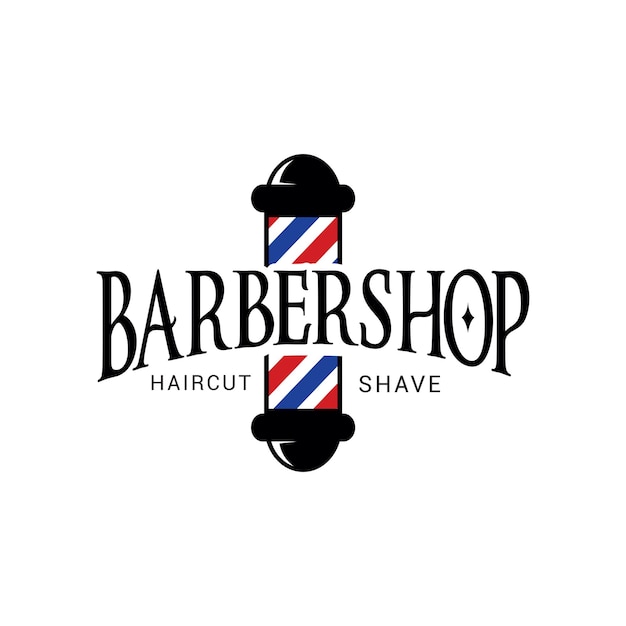 Barber Shop Logo Vector sjabloon versie 15