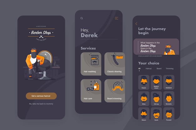 Barber shop online app