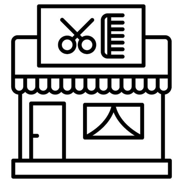 Barber Shop Vector Illustration