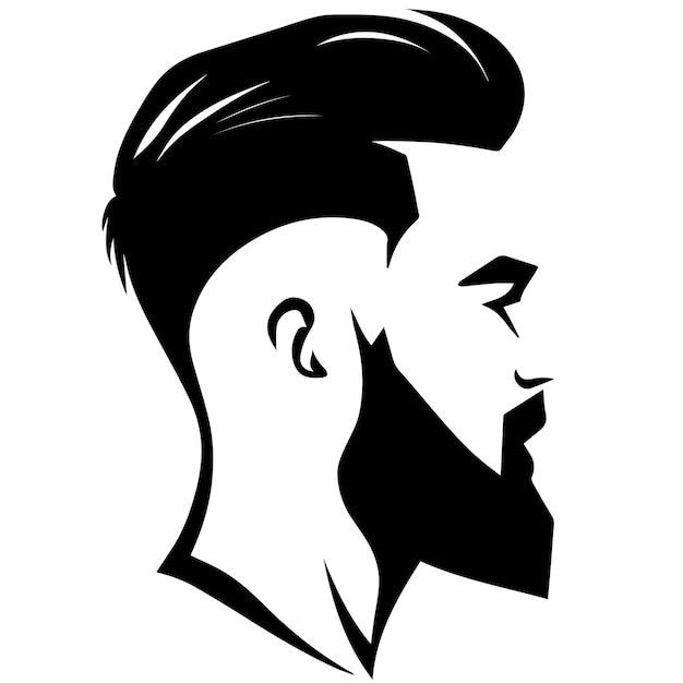 Vector barber vector logo