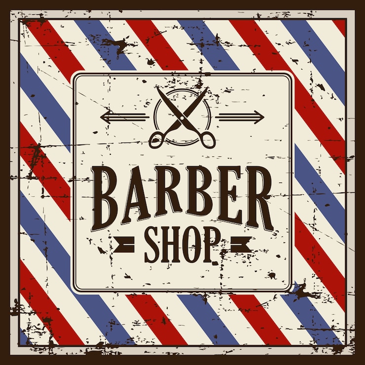 Вектор парикмахерская парикмахерская sign signage