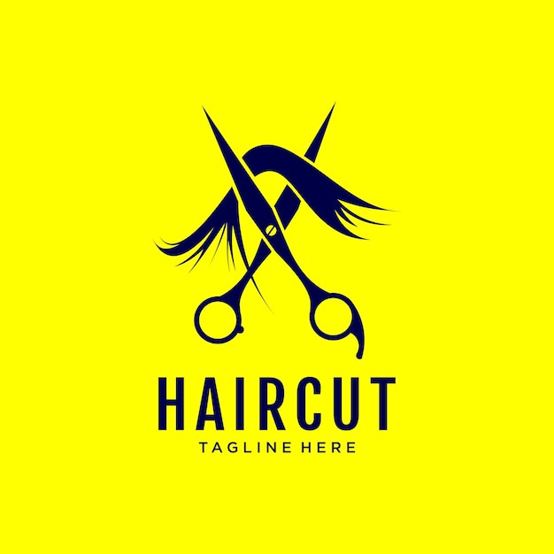 Vettore icona vettoriale dell'elemento di design del barbiere con un concetto creativo unico