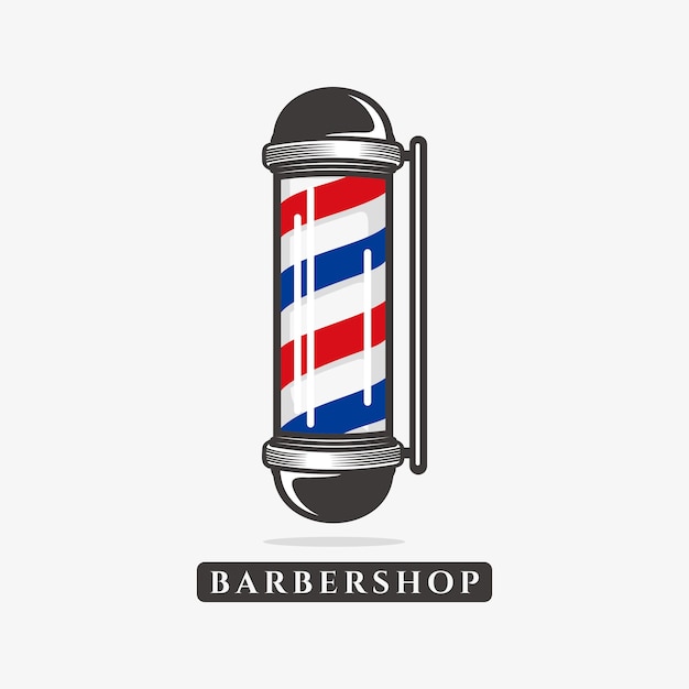 Modello di logo del barbiere