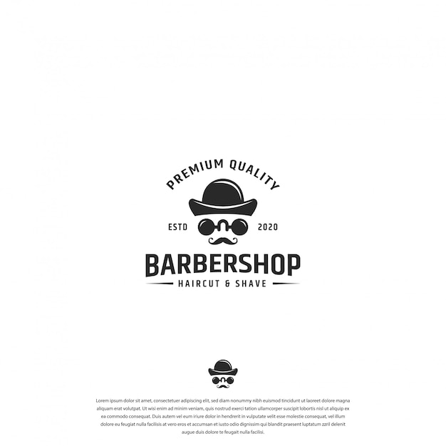 Barbershop logo vintage