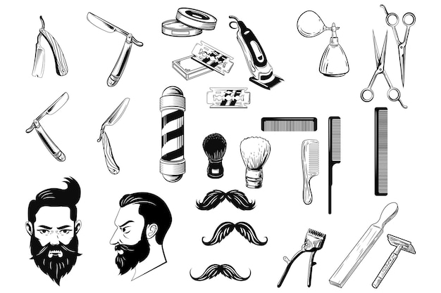 Vector barbershop pattern