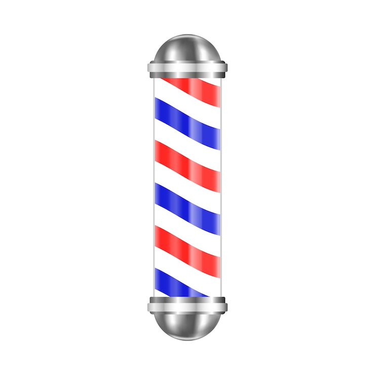 Vector barbershop pole