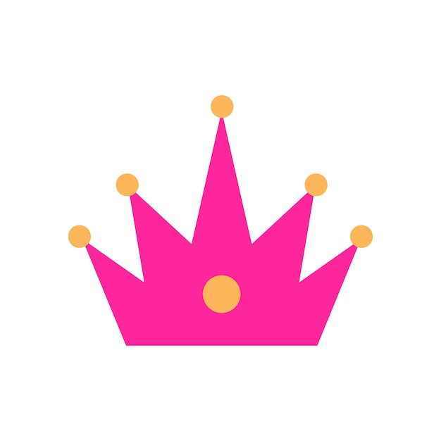 Vector barbie pink cute pink barbie crown