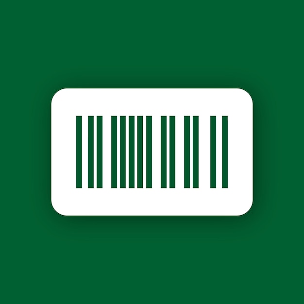 Vector barcode design vector template