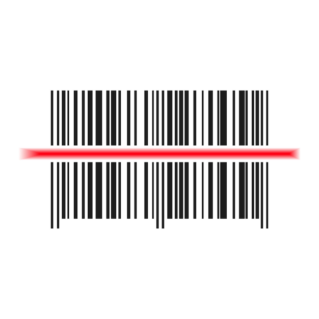 Vector barcode icon vector illustration