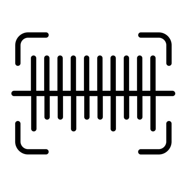 벡터 barcode icon