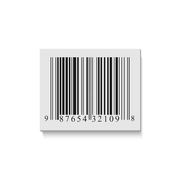 Barcode label sticker vector illustratie