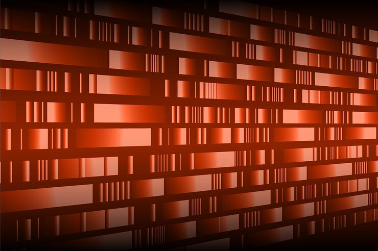 Vector barcode light abstract pixels technology background