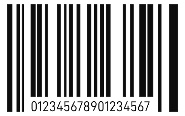 Modello di codice a barre tecnologia di codifica dati informativi sul prodotto