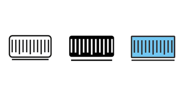 barcode vector icon