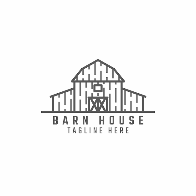 Barn House lijntekeningen logo